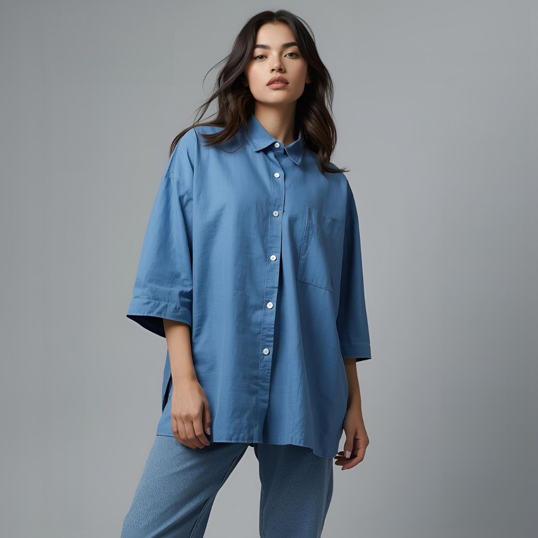 ELIO | Blue Streetwear Shirt